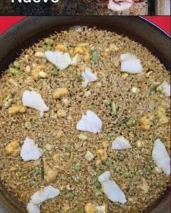 Arroz marinero en paella