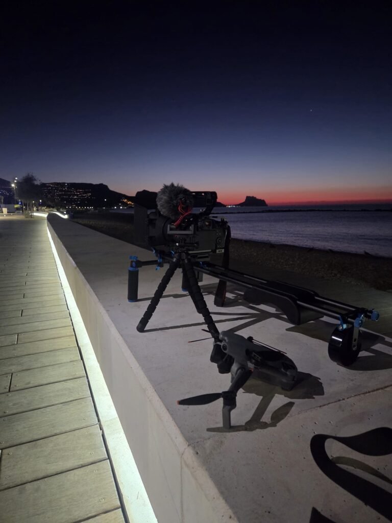 Drone video in Altea: our filming kit